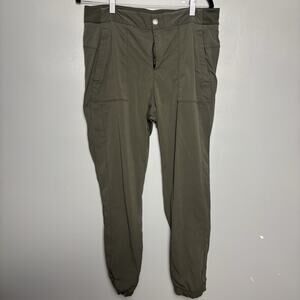 Athleta Women’s Green Jogger Leggings Pants Workout Olive 2 Small Hybrid Track